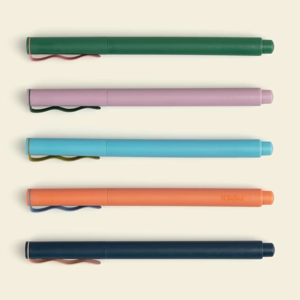 Papier Quintet Fineliners Set of 5 New - Picture 6 of 7